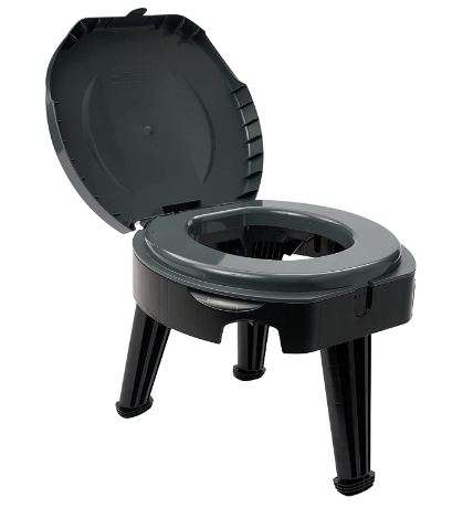 Reliance Products FOLD-to-GO Folding Portable Camping Toilet | 300 Pound Capacity | Compact & Lightweight
